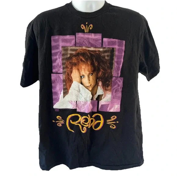 Vintage Reba McEntire 90s Concert Tour T-Shirt Hanes Single Stitch Size XL - Picture 2 of 9